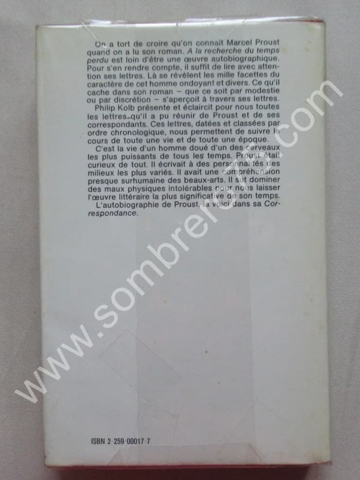 Marcel PROUST. Correspondance de 1896. Tome 2. Ph KOLB - Image 3