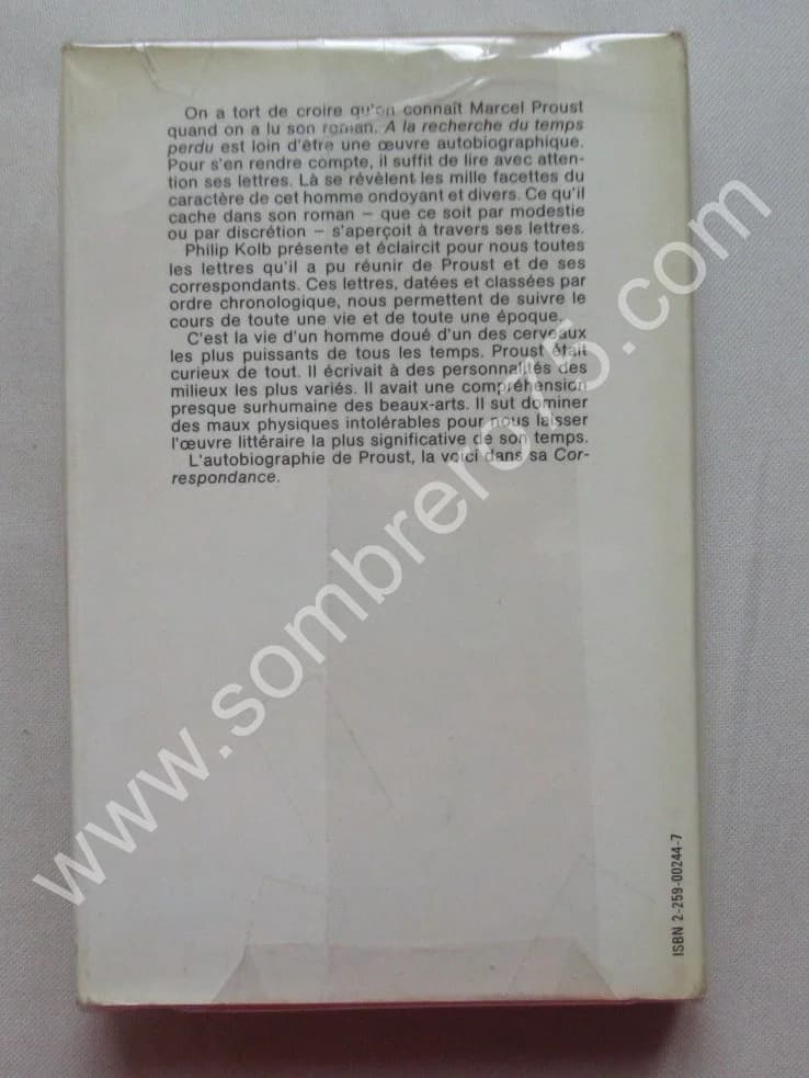 Marcel PROUST. Correspondance de 1902 - 1903. Tome 3. Ph KOLB - Image 3