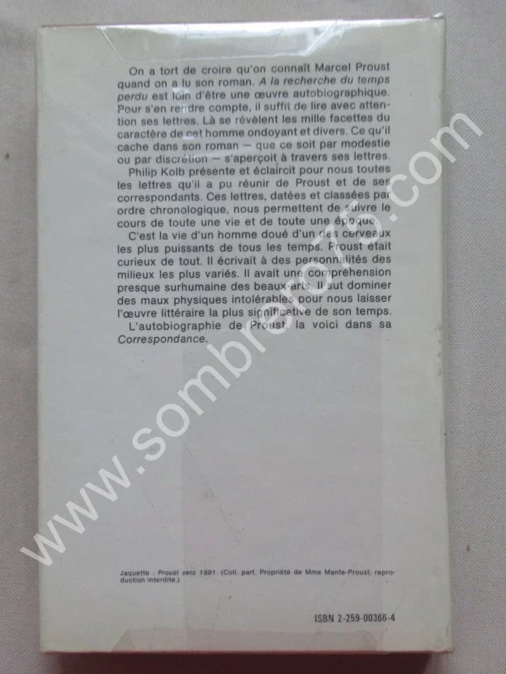 Marcel PROUST. Correspondance de 1904 - Tome 4. Ph KOLB - Image 3