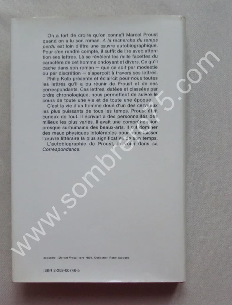 Marcel PROUST. Correspondance de 1907. Tome 7. Ph KOLB - Image 3