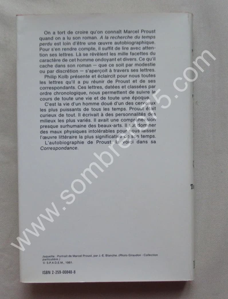 Marcel PROUST. Correspondance de 1908 - Tome 8. Ph KOLB - Image 3