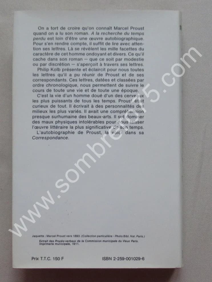 Marcel PROUST. Correspondance de 1910 et 1911. Tome 10 Texte établi par KOLB Philip - Image 3