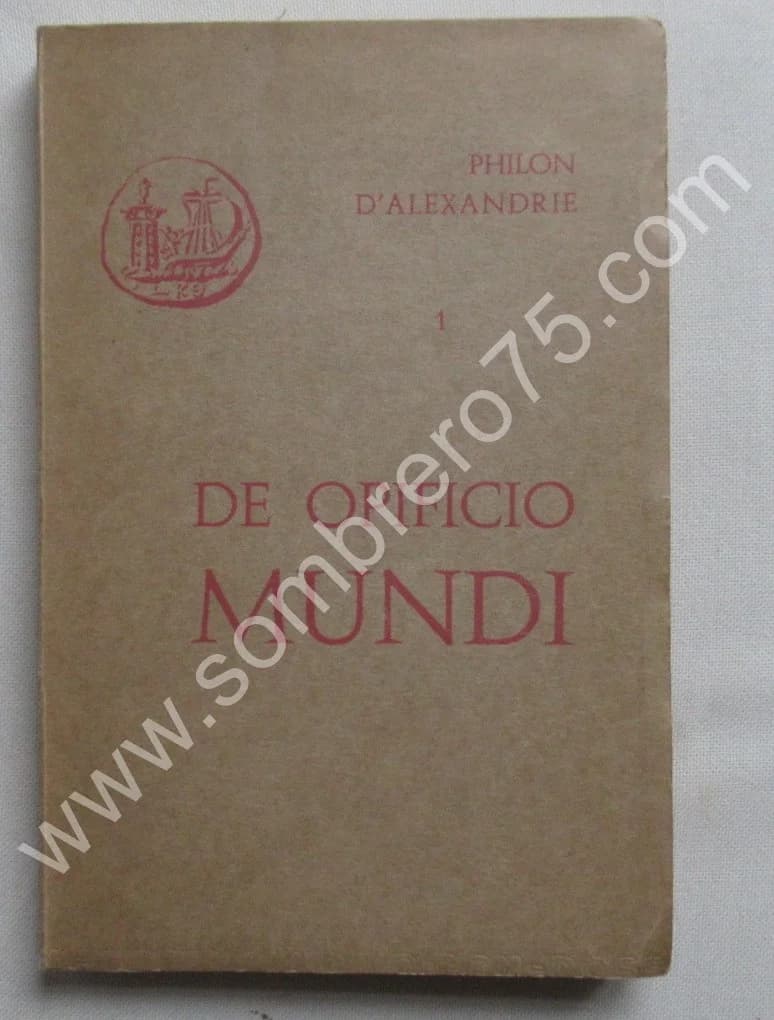 De Opificio Mundi. Tome 1