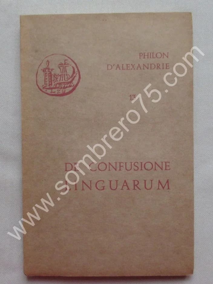 De Confusione Linguarum. Tome 13