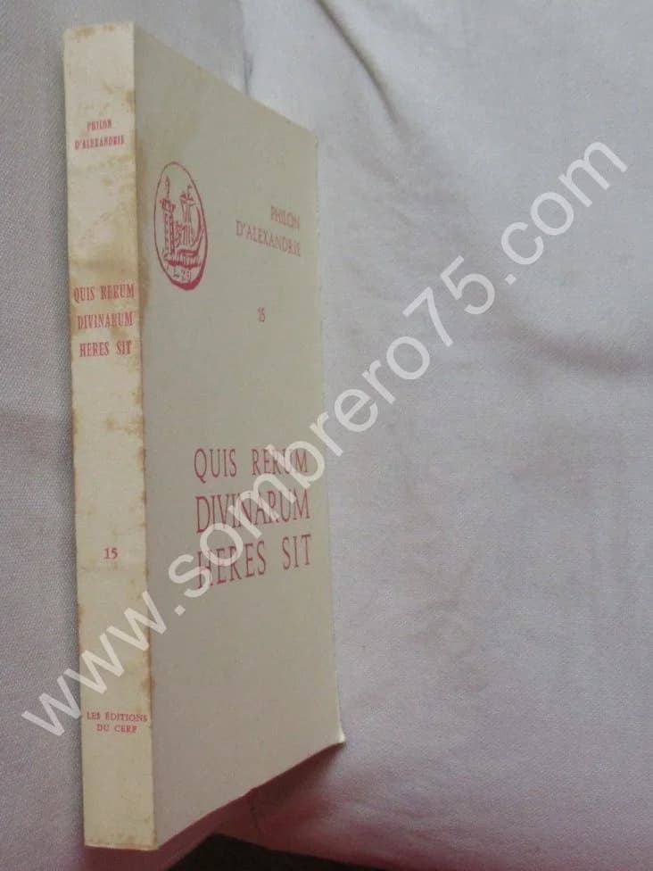 Quis Rerum Divinarum Heres Sit. Tome 15 - Image 2