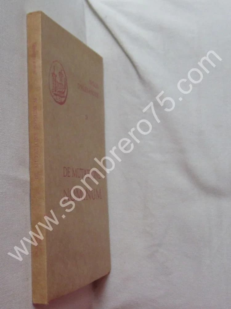 De Mutatione Nominum. Tome 18 - Image 2