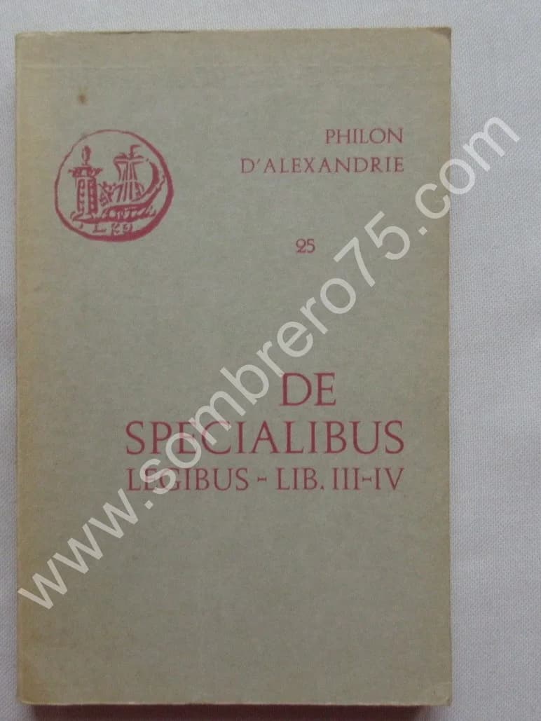 De Specialibus Legibus - Lib. III-IV. Tome 25 - Image 3
