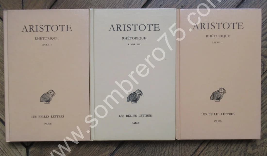 Rhétorique- 3 Tomes