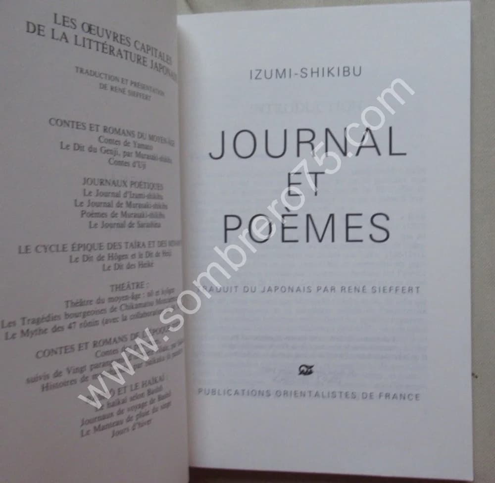 Journal et Poèmes. Trad. René SIEFFERT - Image 5