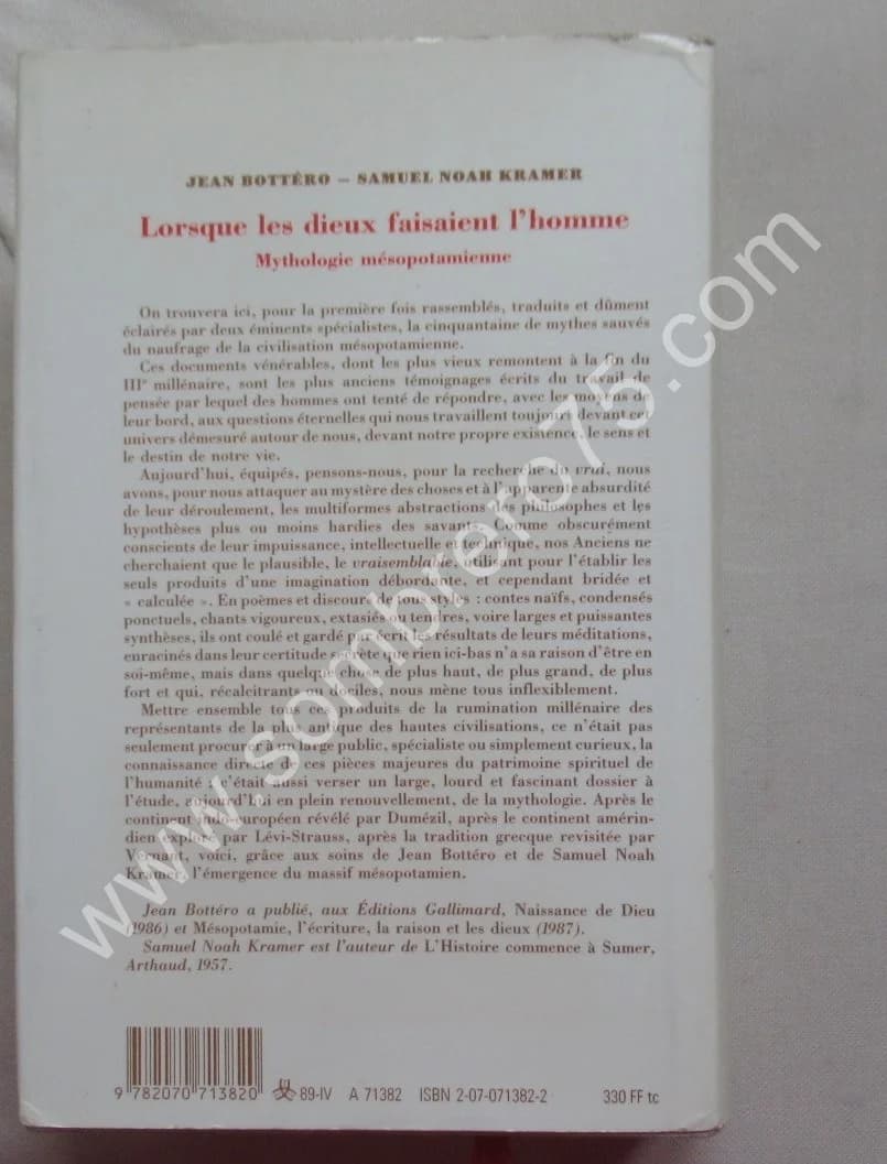 Lorsque les Dieux faisaient l'Homme. Mythologie mésopotamienne - Image 4