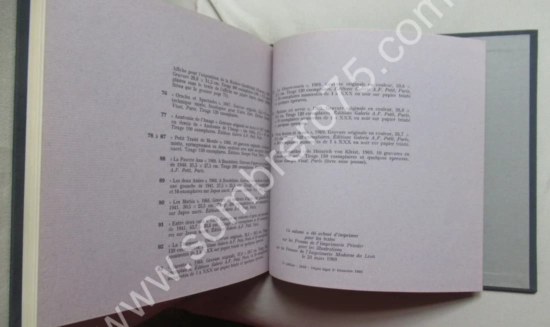 Hans BELLMER - Oeuvre Gravé.. 1969 - Image 7