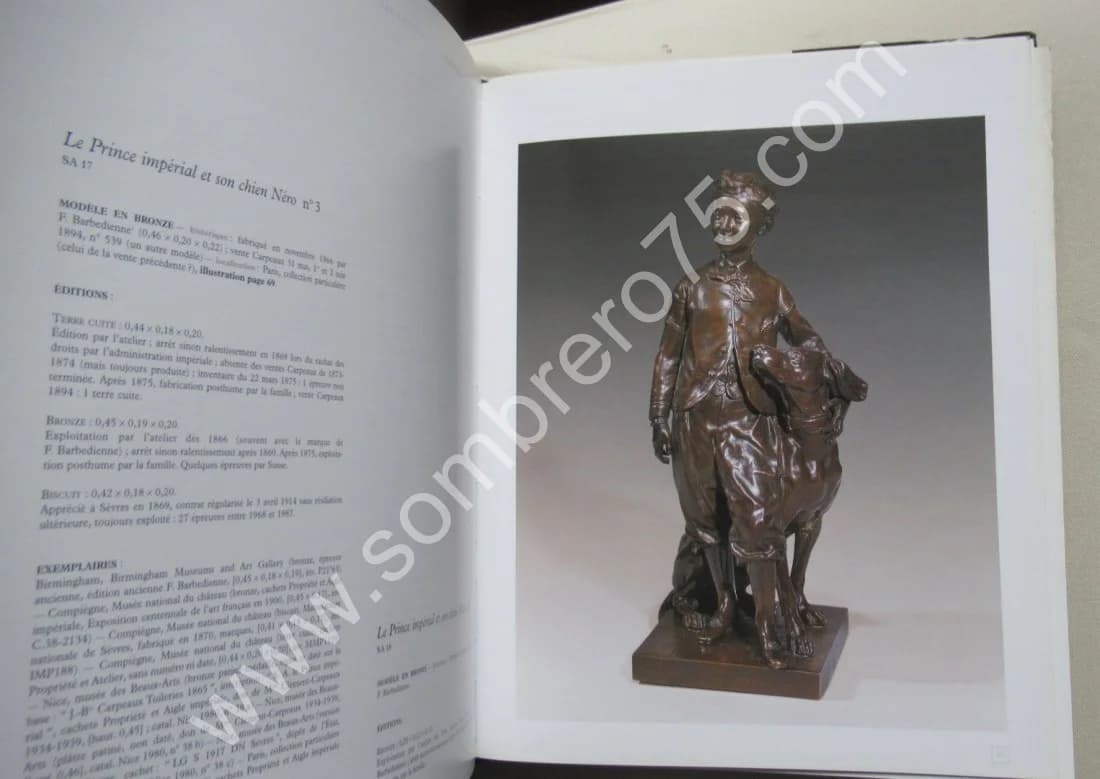 Jean Baptiste CARPEAUX. Catalogue Raisonné. Envoi - Image 6