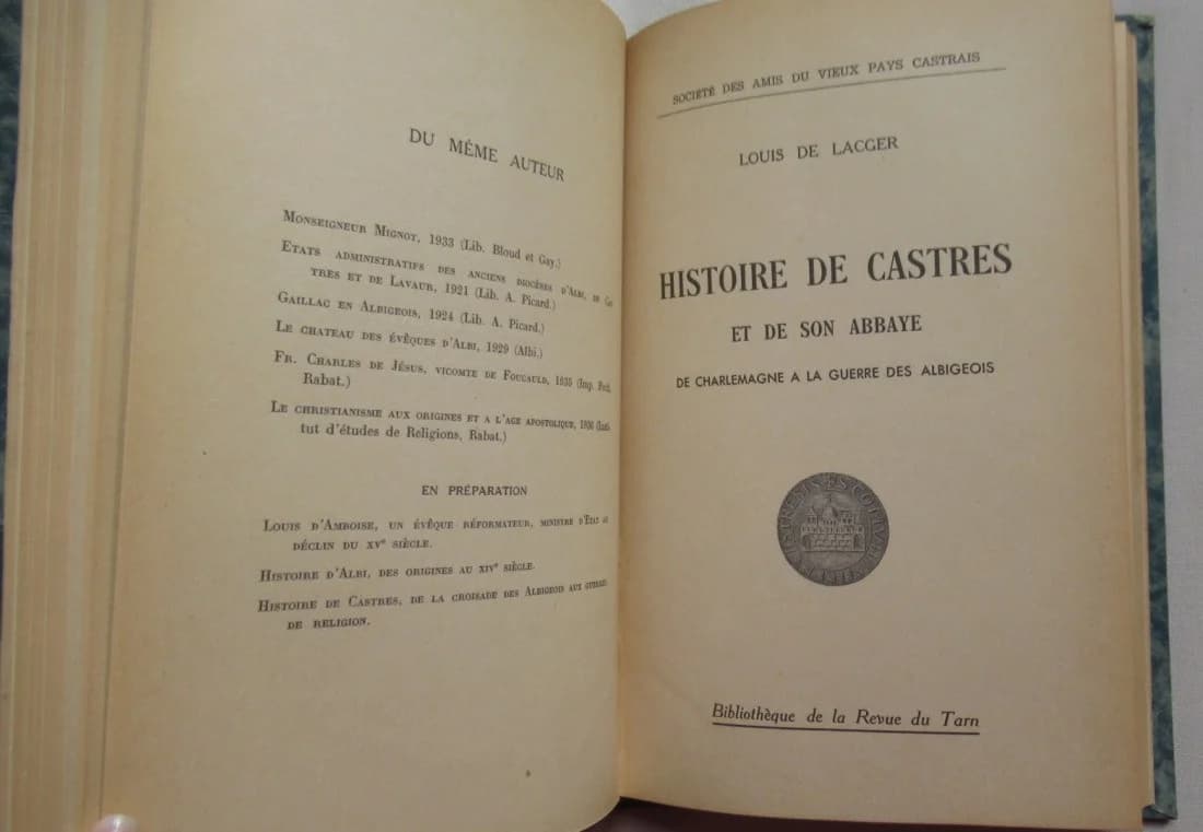 Gaillac en Albigeois et Histoire de Castres par Louis de LACGER - Image 14