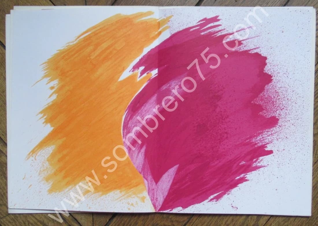 BAZAINE - Derrière le Miroir. Lithographies Originales 1984 - Image 3