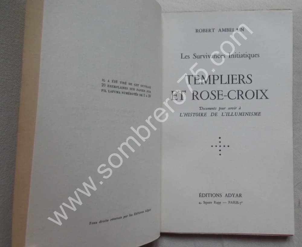 Templiers et Rose Croix. 1955 - Image 3