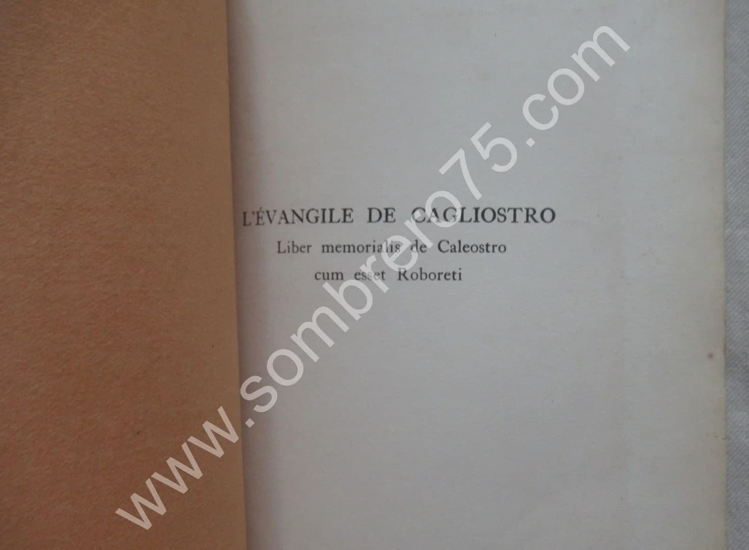 L'Evangile de Cagliostro introduction Dr Marc HAVEN - Image 3