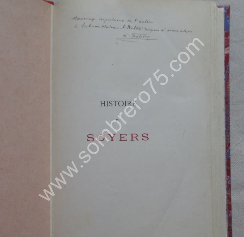 Histoire de Soyers. 1900. Envoi - Image 4