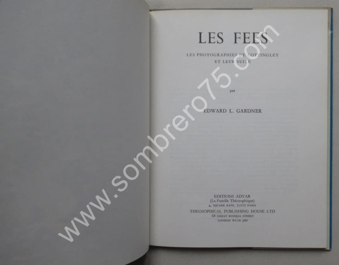Les Fées - Un livre sur les vraies fées. Edward L. GARDNER - Image 4