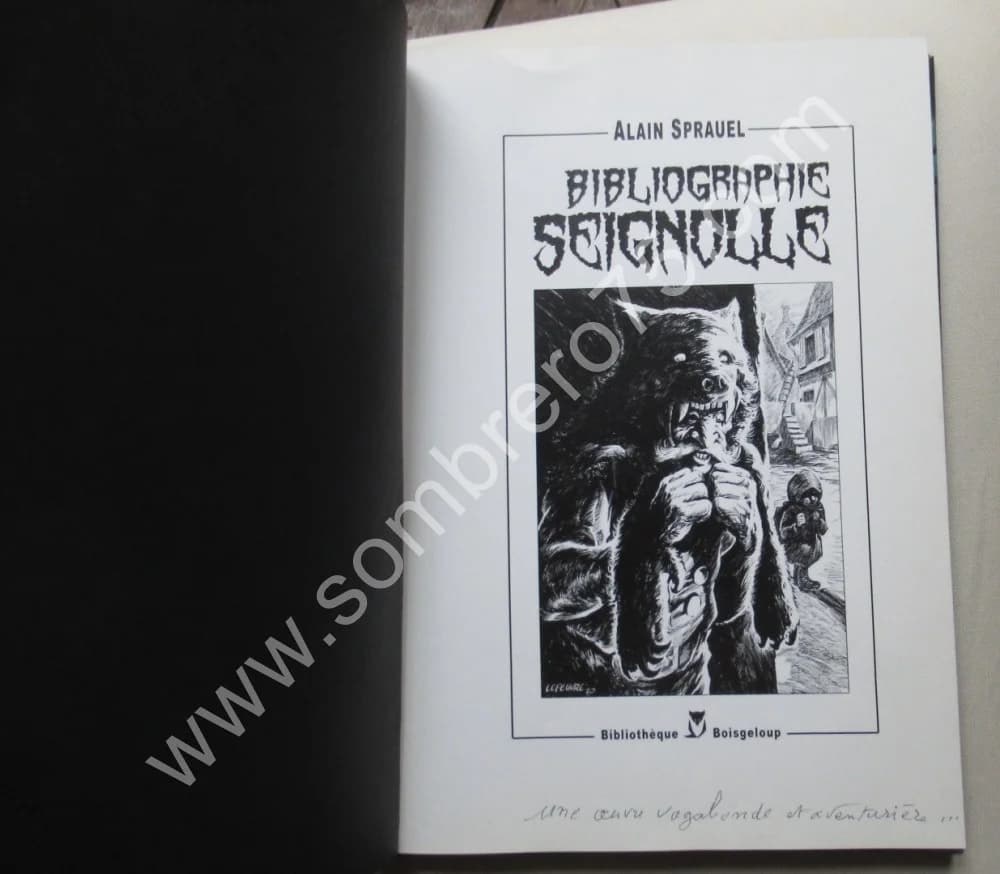 Etude Bibliographique de l'Oeuvre de Claude Seignolle 2012 - Image 3