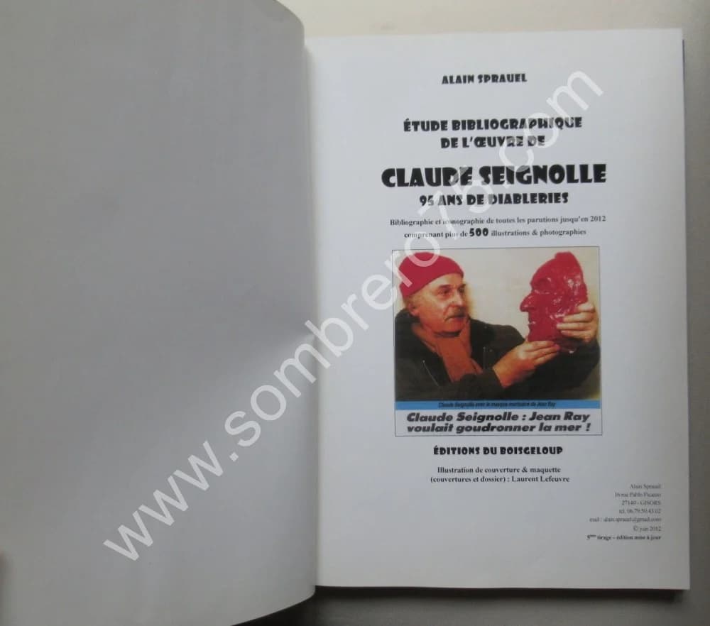 Etude Bibliographique de l'Oeuvre de Claude Seignolle 2012 - Image 4