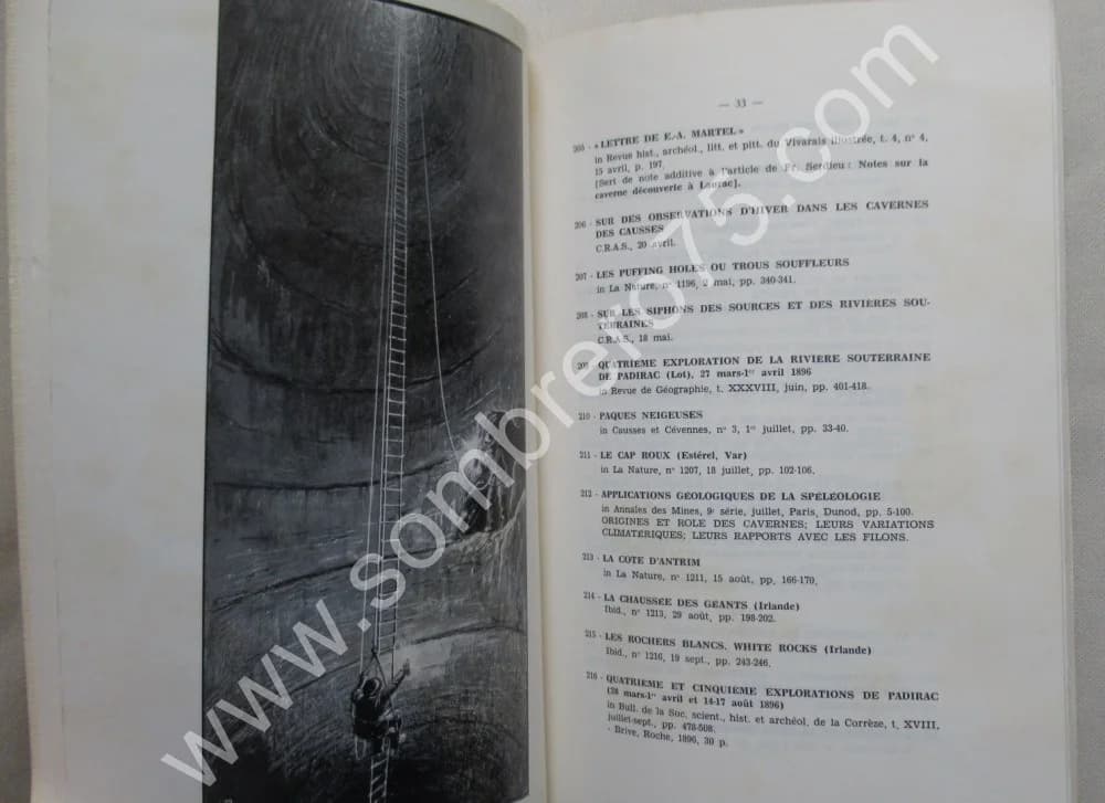 CHABERT C.,de COURVAL. E. A. MARTEL 1859-1938. Bibliographie - Image 4