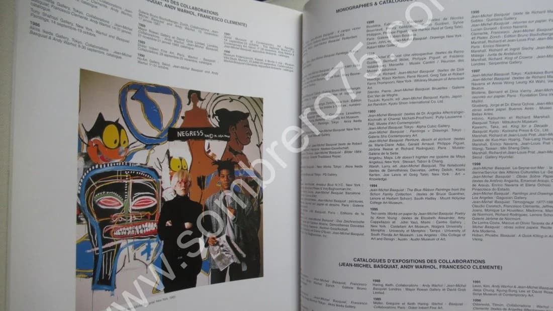 Jean Michel BASQUIAT - Témoignage 1977-1988. Galerie de Noirmont - Image 6