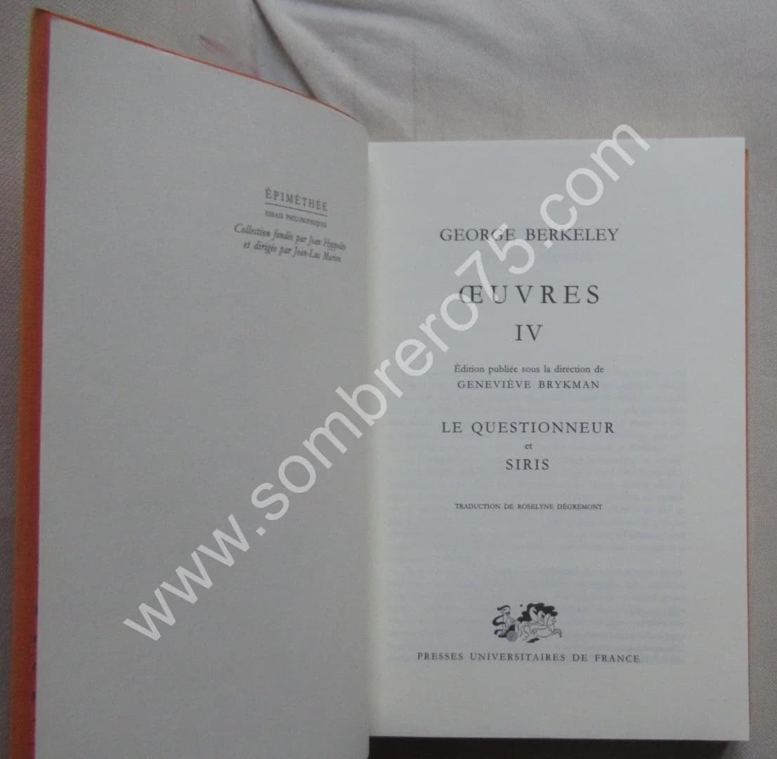 Oeuvres IV. BERKELEY - Image 3