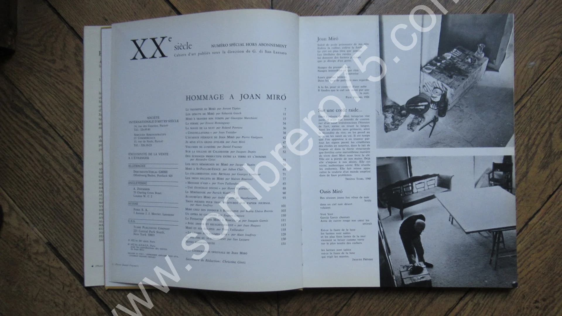 Hommage à Joan Miro. Numéro Spécial - Image 4