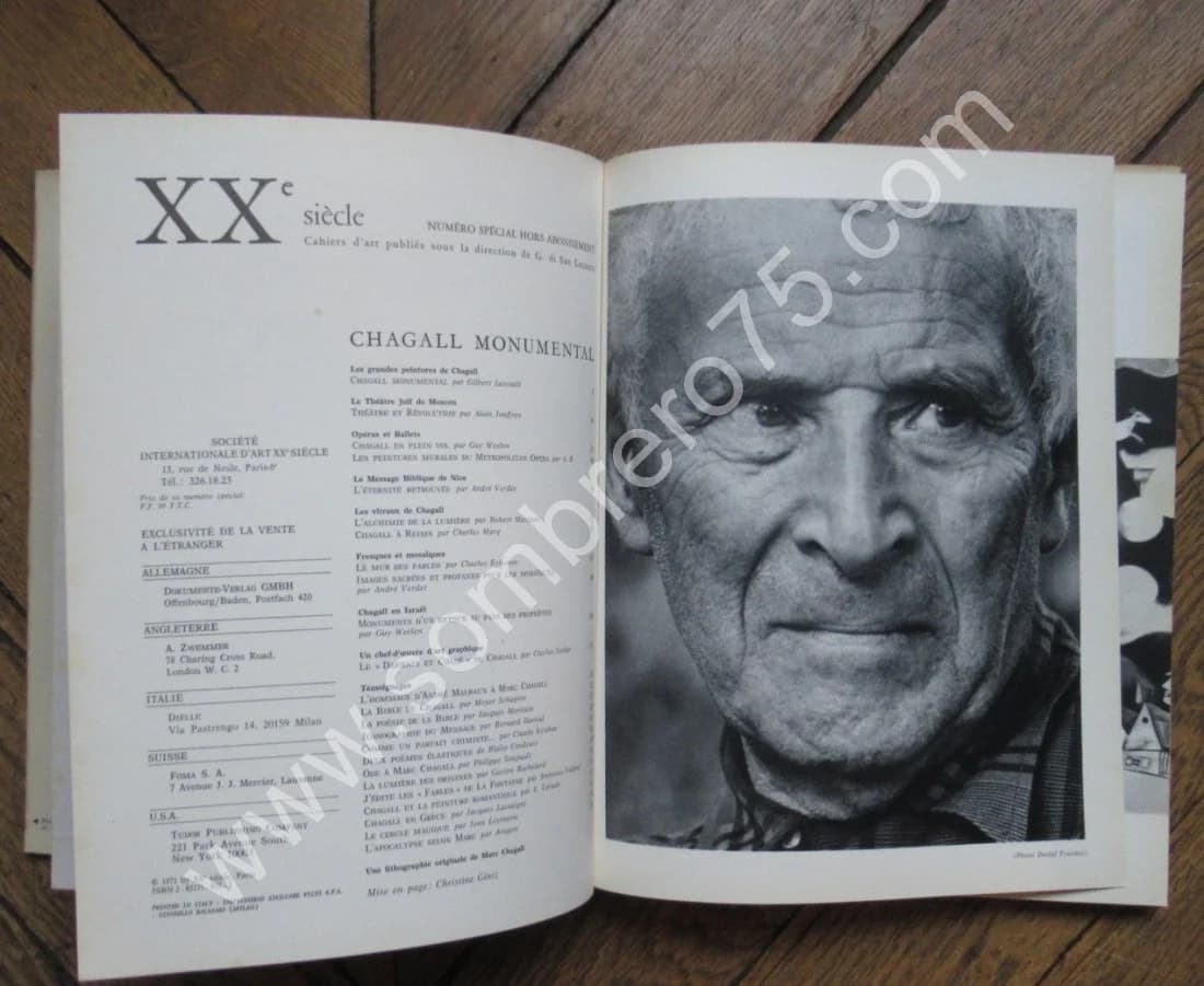 Chagall Monumental -. Numéro Spécial. Lithographie originale - Image 3