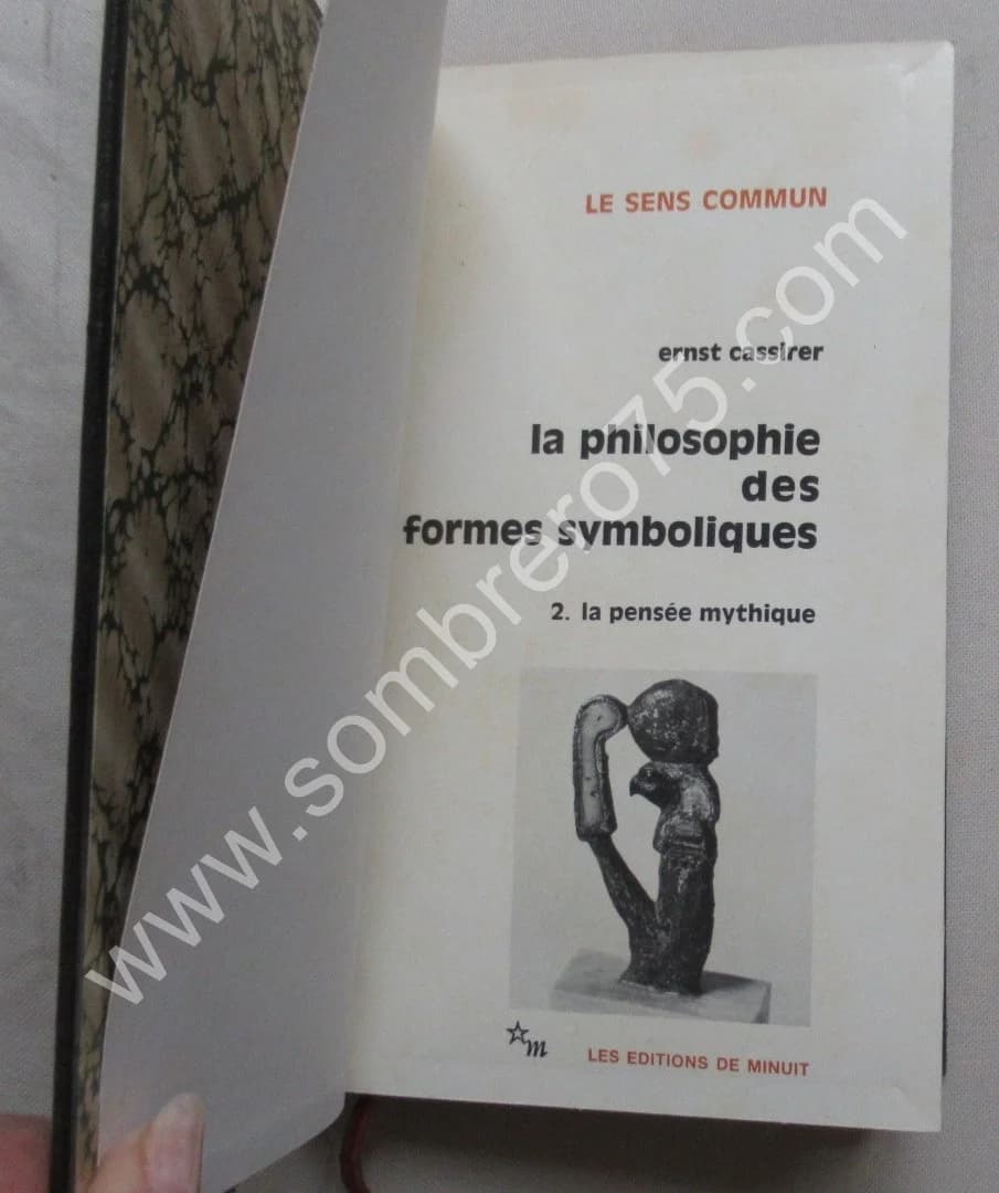 Ernest CASSIRER. La Philosophie des Formes Symboliques- 3 Tomes - Image 3