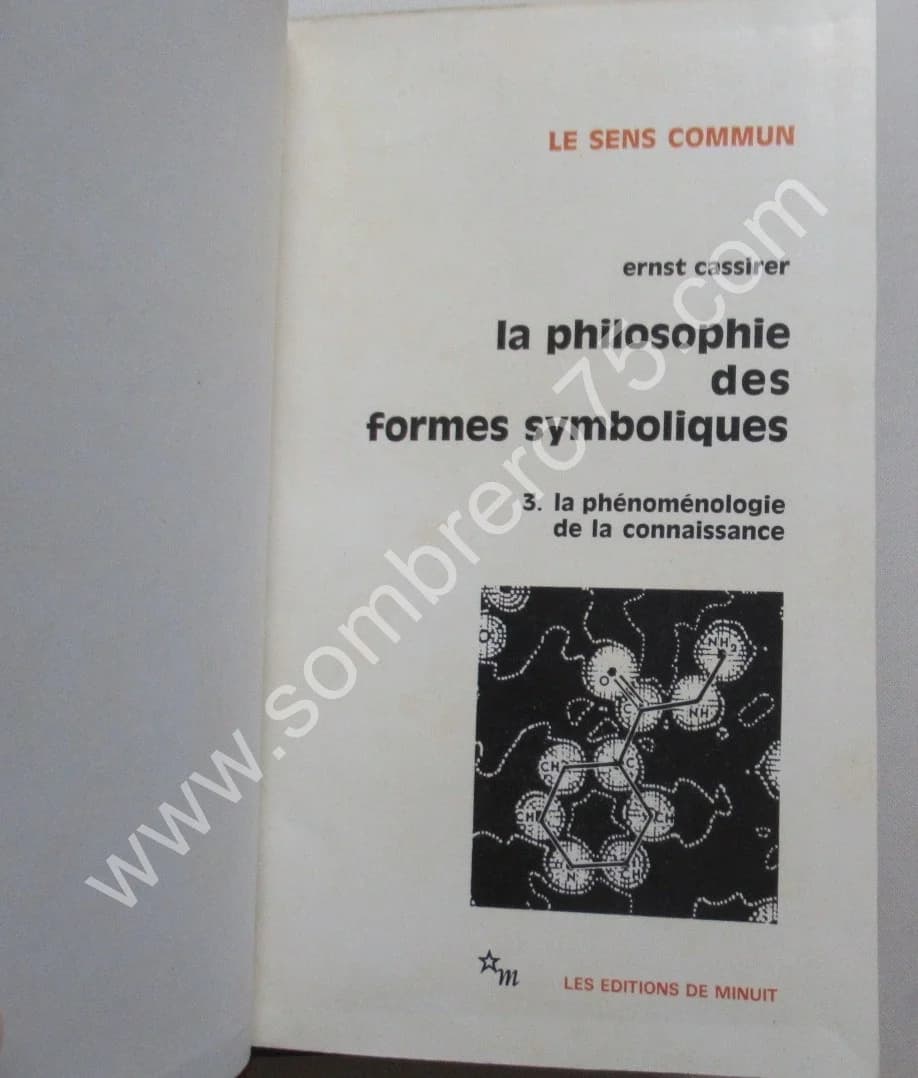 Ernest CASSIRER. La Philosophie des Formes Symboliques- 3 Tomes - Image 4