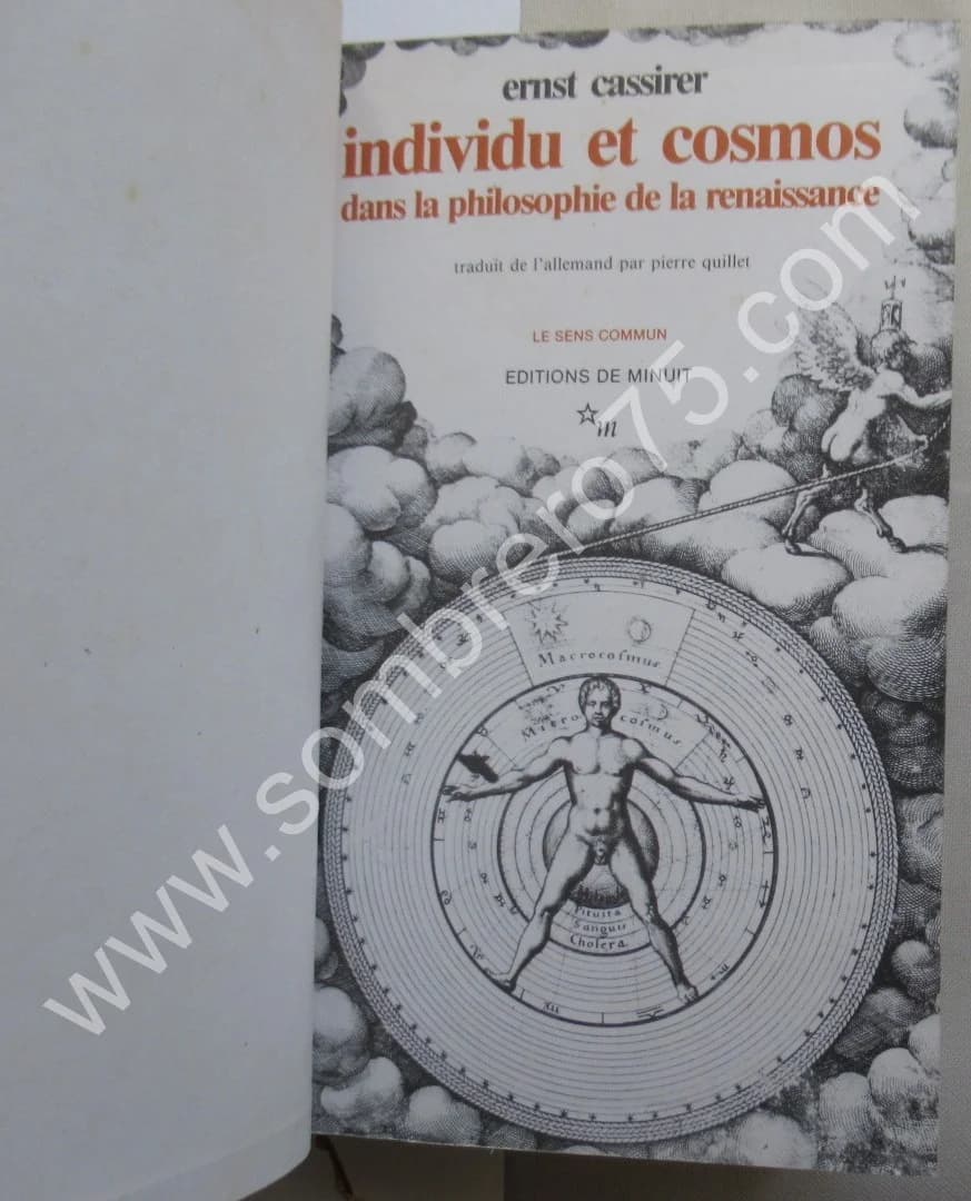 Ernst CASSIRER. Individu et Cosmos dans la Philosophie de la Renaissance - Image 2