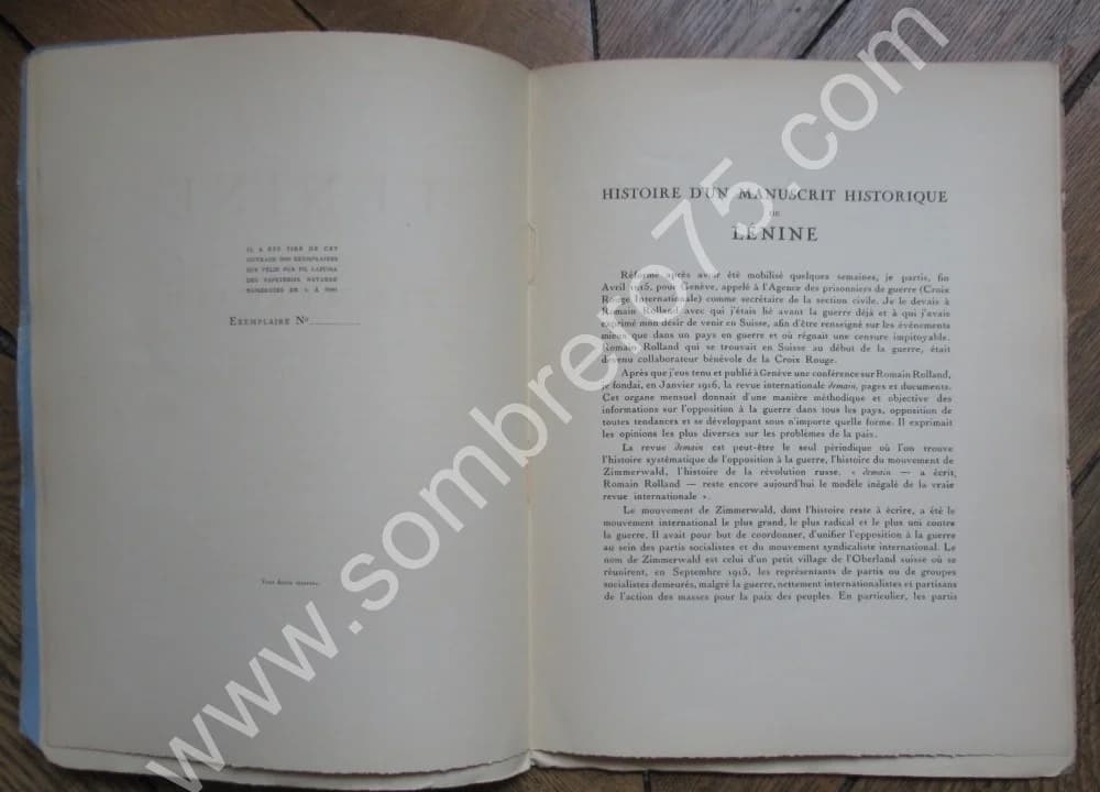 Lénine à Zimmerwald 1934 - Image 4