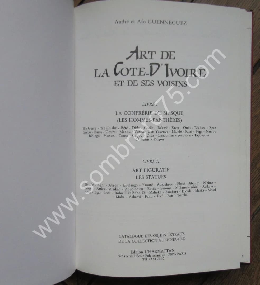 André et Afo GUENNEGUEZ. Art de la Côte d'Ivoire et de ses Voisins - Image 2