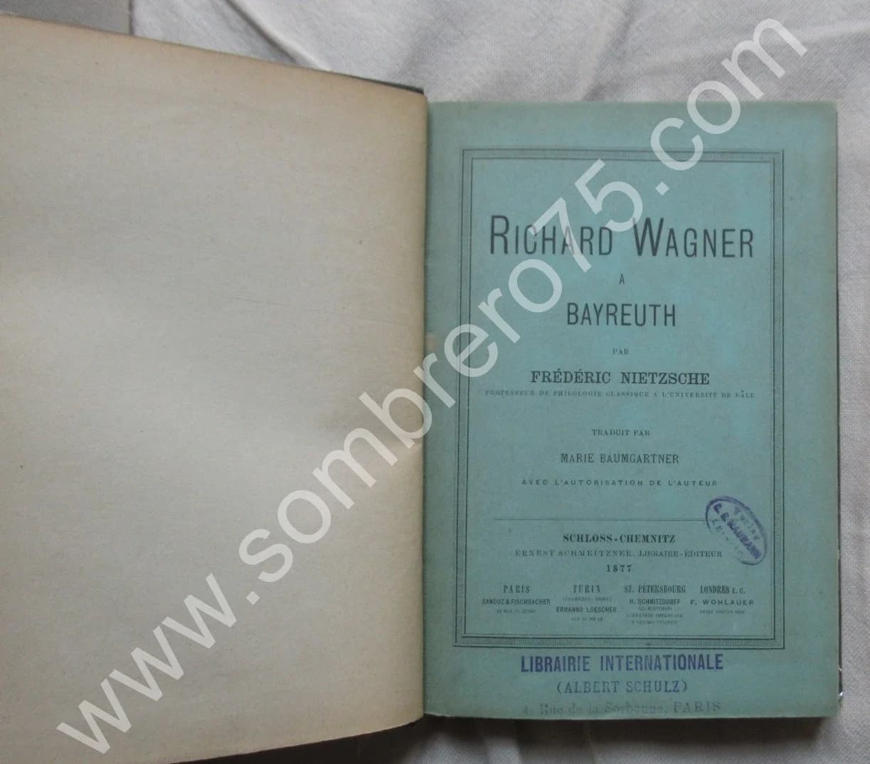 Richard WAGNER à Bayreuth. 1877. E.O. NIETZSCHE - Image 4