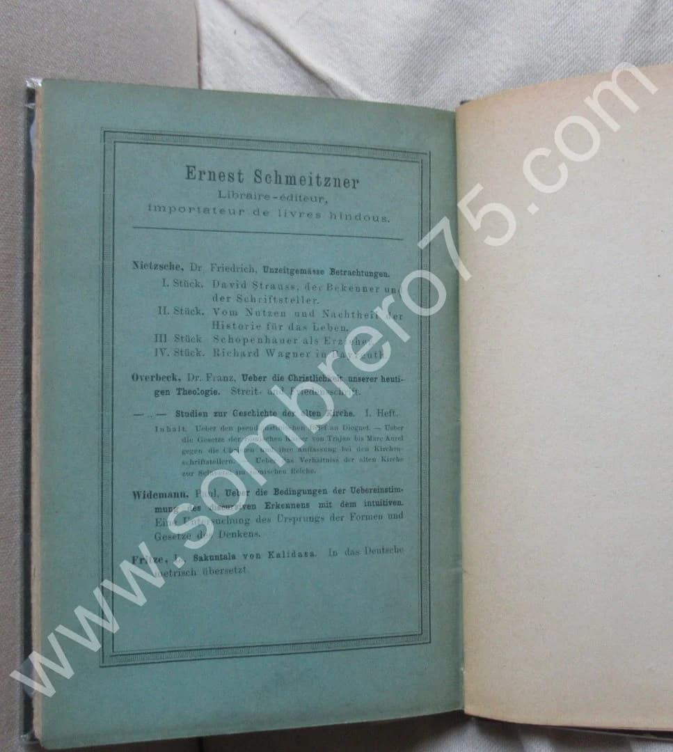 Richard WAGNER à Bayreuth. 1877. E.O. NIETZSCHE - Image 6