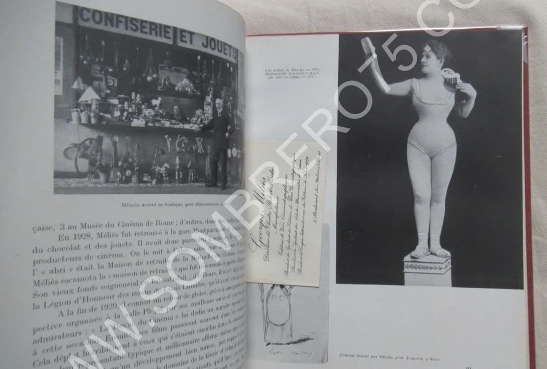 Georges Méliès Mage et "Mes Mémoires" par Méliès. 1945 - Image 5