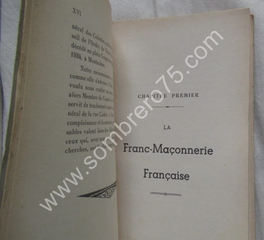La Franc-Maçonnerie Castraise de 1744 à 1914. 1938. Georges ALQUIER - Image 4