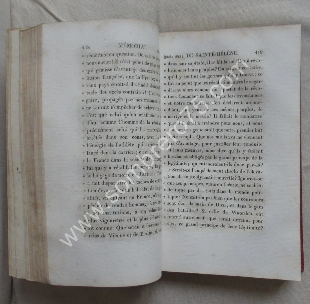 Comte de LAS CASES. Mémorial de Sainte Hélène 8 Tomes. 1823. Ed. Originale - Image 9