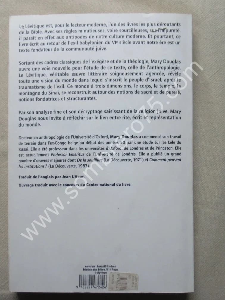 L'Anthropologue et la Bible. Mary DOUGLAS - Image 7