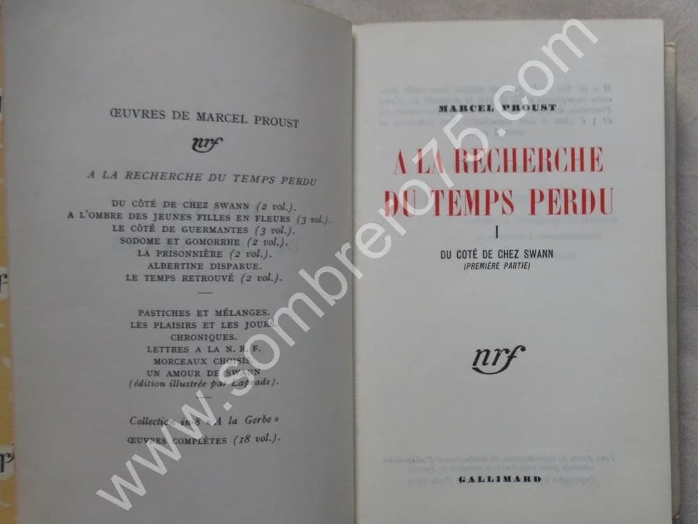 Marcel PROUST. Cartonnage Bonet. A la Recherche du Temps Perdu - Image 12