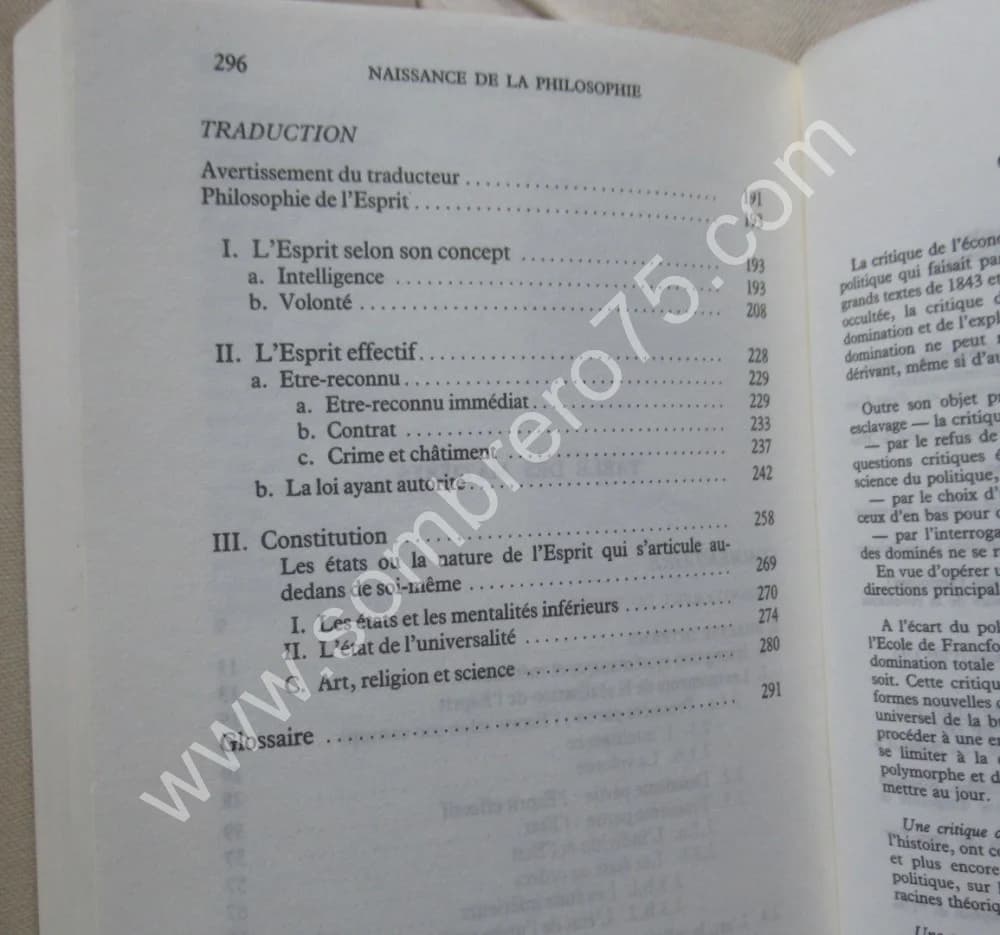 Naissance de la Philosophie Hégélienne de l'Etat. Jacques TAMINIAUX - Image 5