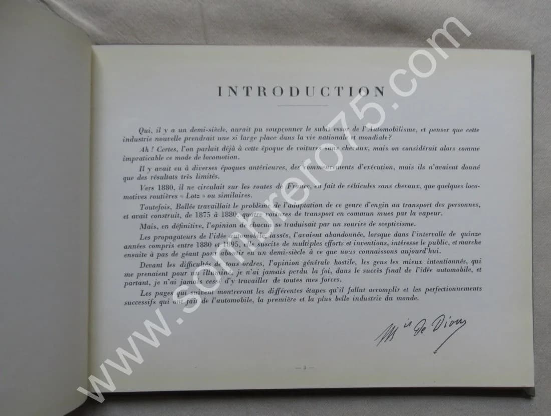 Images du Passé 1883-1926. Mai 1937. Marquis de Dion - Image 4
