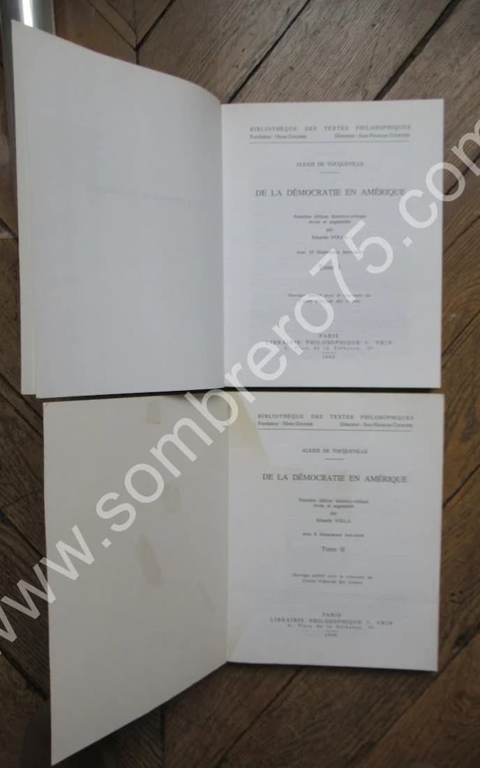 Alexis de Tocqueville. De la Démocratie en Amérique. 2 Vol - Image 5