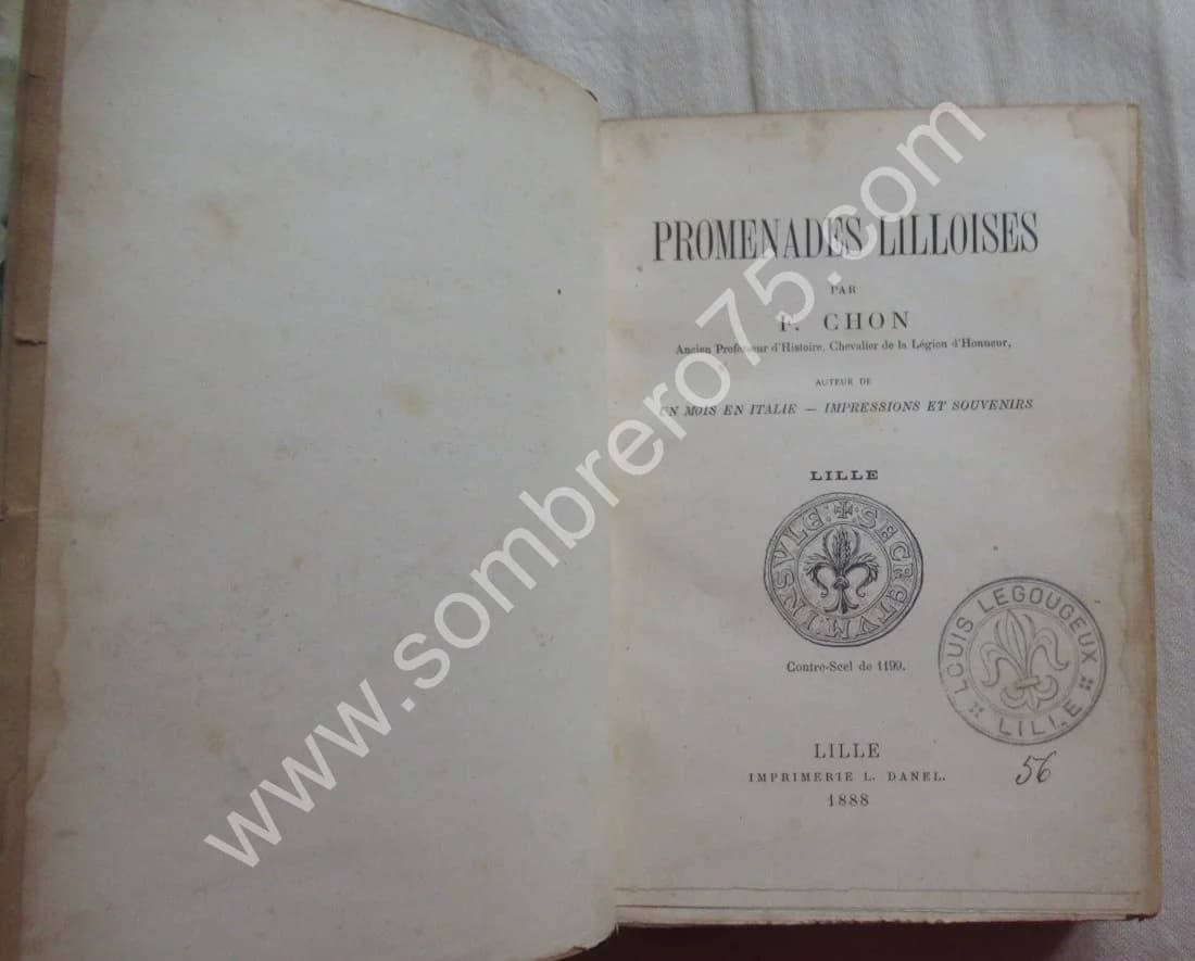 Promenades Lilloises 1888. F. CHON - Image 3