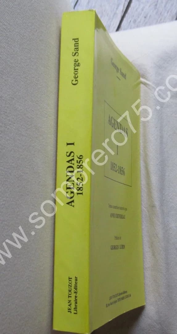 Agendas - Tome 1 1852-1856.  George SAND - Image 2