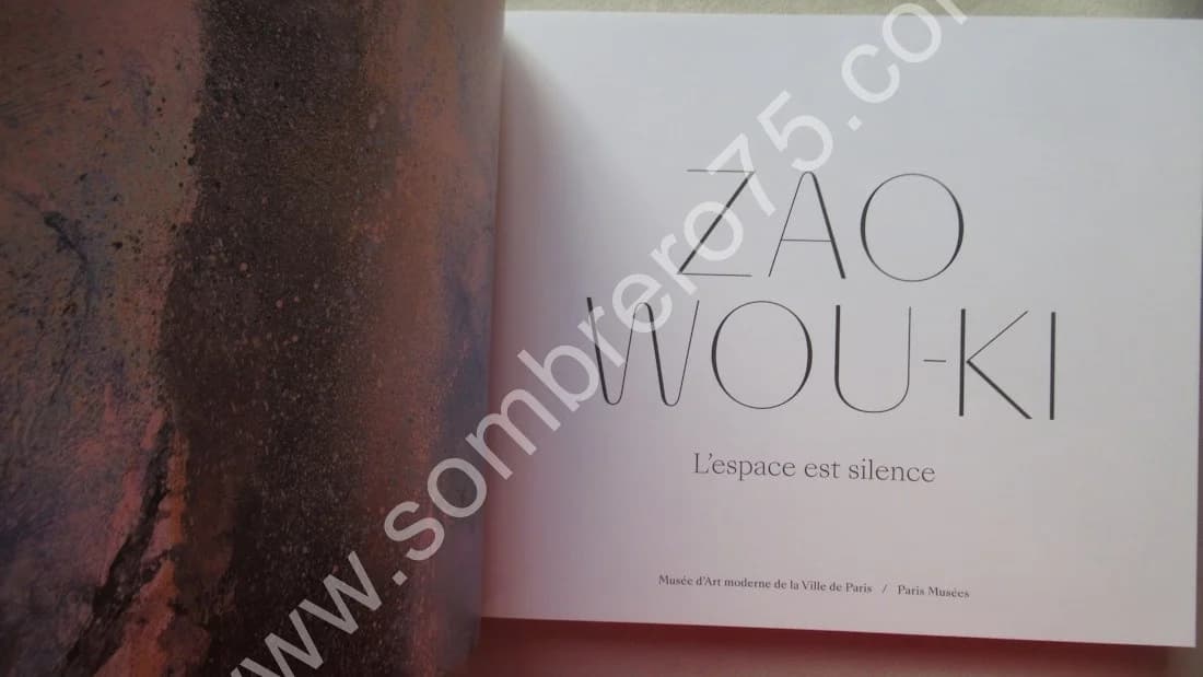 Zao Wou Ki - L'Espace est Silence. Musée d'Art Moderne de la Ville de Paris - Image 5