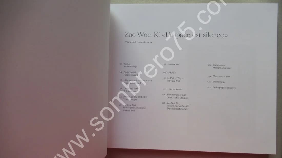 Zao Wou Ki - L'Espace est Silence. Musée d'Art Moderne de la Ville de Paris - Image 10