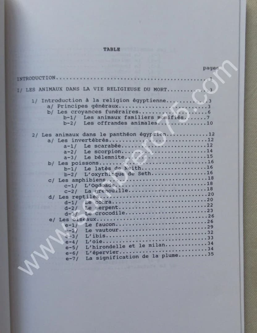 Les Animaux dans les Sépultures Pharaoniques. Thèse - Image 5