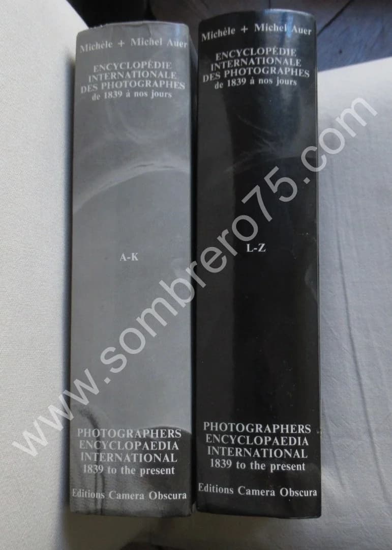 Encyclopédie Internationale des Photographies de 1839 à nos jours - 2 Tomes. M. et M. AUER - Image 2